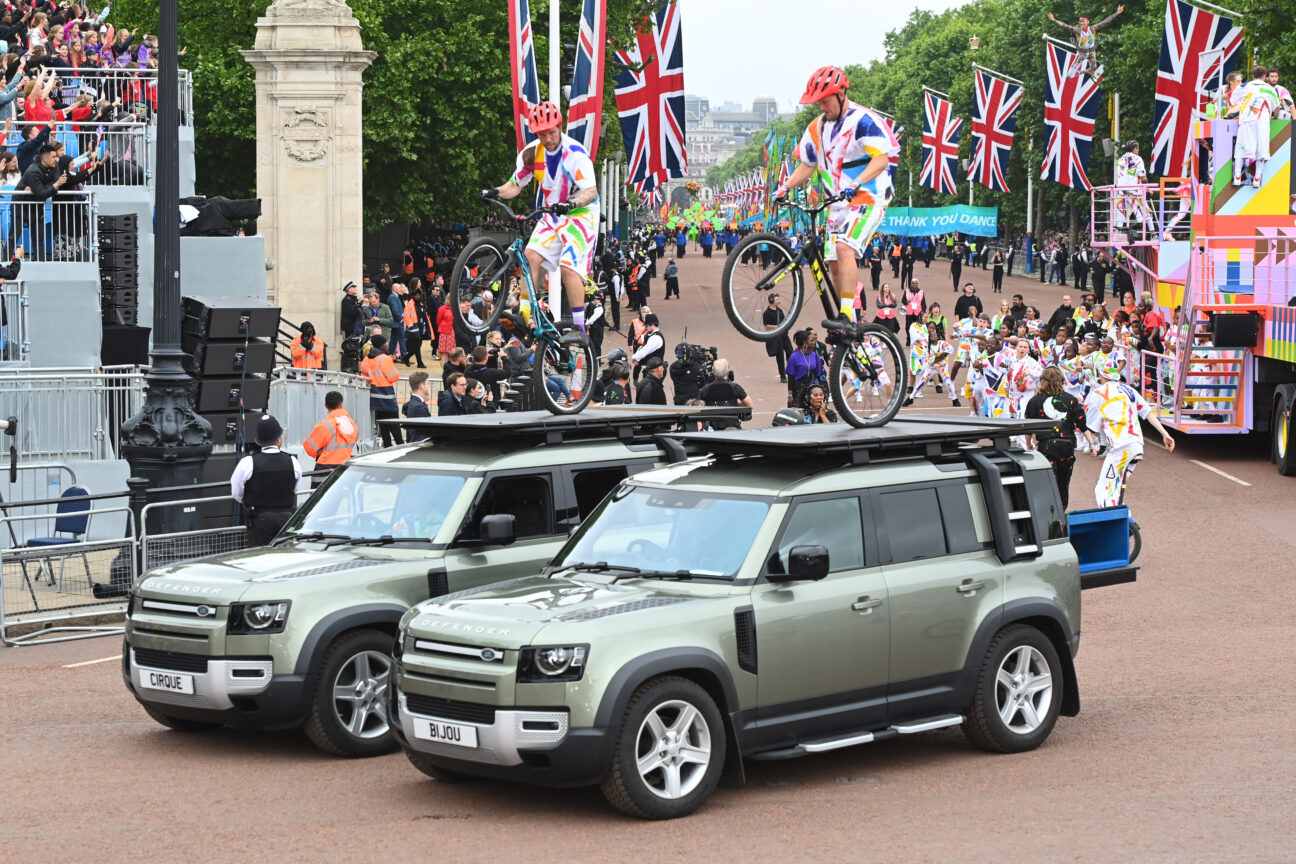 The parade during the Platinum Jubilee Pageant in front of Buckingham Palace, London, on day four of the Platinum Jubilee celebrations for Queen Elizabeth II. Picture date: Sunday June 5, 2022. PA Photo. See PA story ROYAL Jubilee. Photo credit should read: Matt Crossick/PA Wire